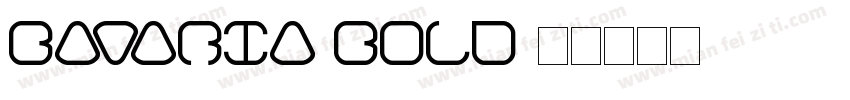 Bavaria Bold字体转换